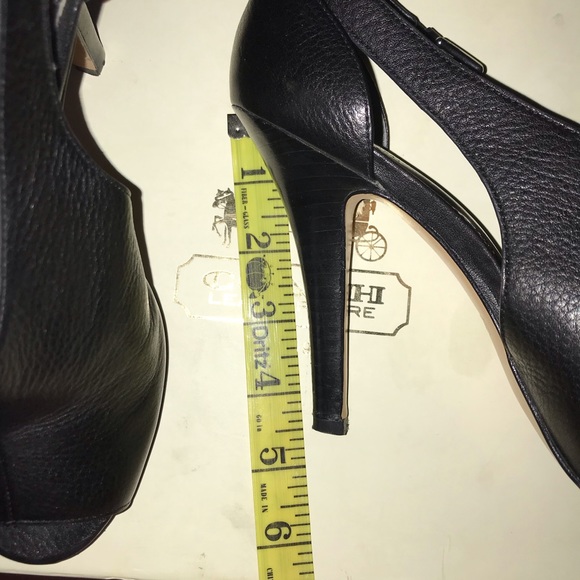 Coach Peep Toe Platform Heels - Picture 2 of 10